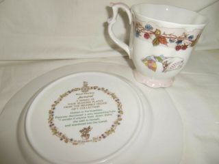 Royal Doulton BRAMBLY HEDGE Autumn 2 Plates and a Mug 4