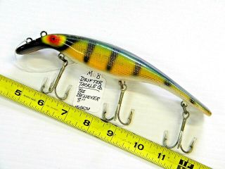 Vintage " Drifter Tackle Co.  " The Believer 8 " Long Fishing Lure (v.  G. )