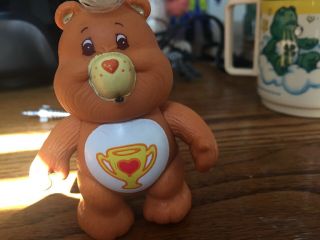 3 " Vintage Poseable Care Bear Figure 1985 Kenner Champ Toy Not Complete