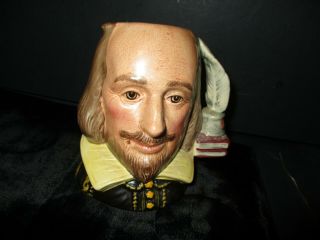 1993 Royal Doulton Character Jug William Shakespeare D6938 Made In England