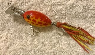 Fishing Lure Fred Arbogast 1/4oz Arbo Gaster Red Coach Dog Tackle Box Crank Bait