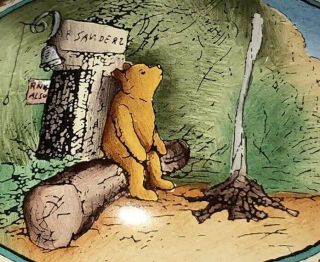 English Enamel Trinket Box 358 Halcyon Days Winnie The Pooh Once Upon A Time