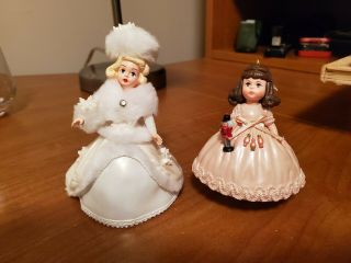 2 Collector Christmas Ornaments - Madame Alexander Clara & Winter Wonderland