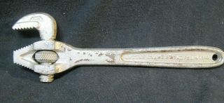 Antique Little Giant 8 " Offset Pipe Wrench,  Pat.  Feb.  4 1913