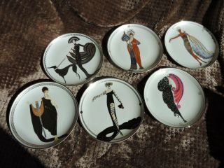 House Of Erte Franklin Collector Plates Set Of 6