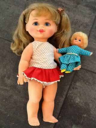 1967 Vintage Mattel Buffy Doll & Mrs.  Beasley Set
