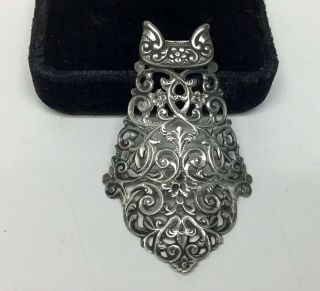 Antique Sterling Silver Filigree Ornamental Trim? Unknown Item Vintage