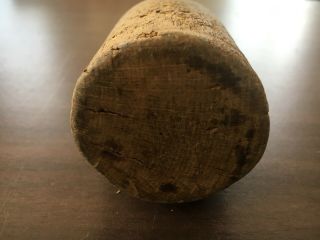 Vintage Primitive 10.  5” Black Handle Wood Kitchen Potato Masher Mallet Wooden 3