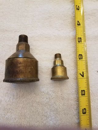 Antique Brass Grease Cups For Hit & Miss Engine