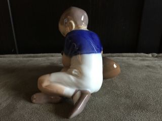 Vintage Bing and Grondahl (B&G) Figurine 1951 ' Boy with Dog ' by I.  P.  Irminger 4