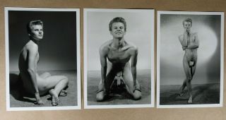 Wpg,  Western Photography Guild,  Will Higgins,  Studio Poses,  Three Male Nudes