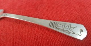 Vintage Youth Junior Fork with Clown Circus Balloon by Imperial Silverplate 2