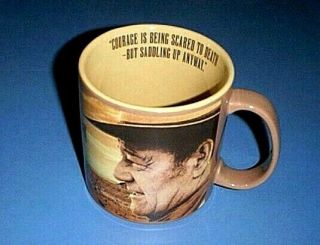 John Wayne The Duke American Legend Cowboy Courage 20 Oz Large Coffee Cup Mug