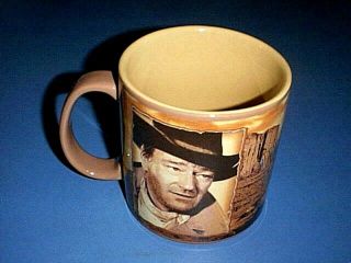 JOHN WAYNE The Duke AMERICAN LEGEND Cowboy Courage 20 oz Large Coffee Cup Mug 3