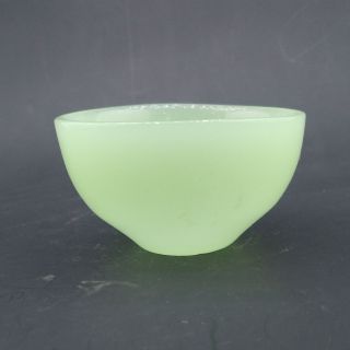 Chinese Handmade Exquisite Green Glass Bowl Q778