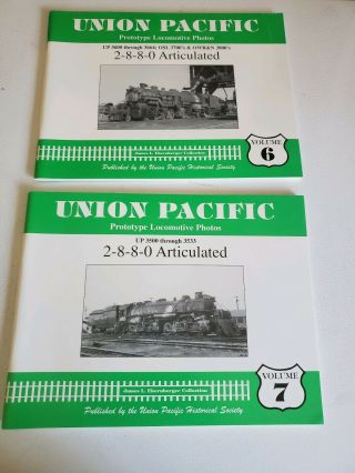 2 Union Pacific 2 - 8 - 8 - 0 Prototype Locomotive Photos Books