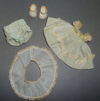 Vintage Vogue Ginny Blue Dress With Slip Panties And Shoes 7033