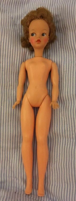 Vintage 1960s Ideal 12 " Tammy Doll,  Honey Blonde Hair,  No Clothes