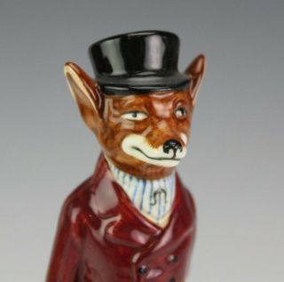 Retired Royal Doulton Huntsman D6448 Hand Painted Porcelain Red Fox Figurine JGW 2