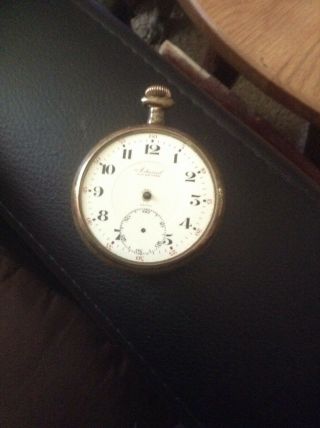 Vintage Admiral Pocket Watch For Repair Or Parts