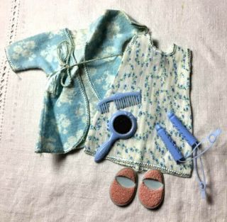Vintage Vogue Ginny Doll Nightgown And Robe Set 1950s