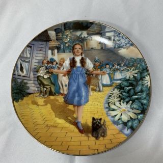 Wizard Of Oz Dorothy Knowles Follow The Yellow Brick Road Plate Rudy Laslo