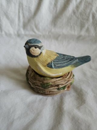 Vintage Bird On A Nest Salt And Pepper Shakers,  Hallmark Marjolein Bastin