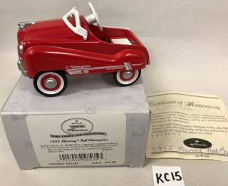 1955 Murray Red Champion Pedal Car (kc15)