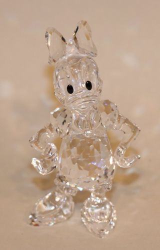 Swarovski Crystal Figurine Disney Daisy Duck A 9100 Nr 000 005 687320