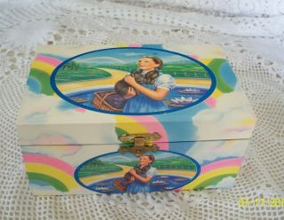 1988 Wizard Of Oz Musical Jewelry Box 50th Anniversary/ Plays " Over The Rainbow "