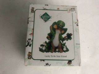 Charming Tails Lucky To Be Your Friend 88/119 Fitz & Floyd W/ Box Retired