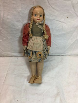 Vintage Polish Doll Approximately 70 Years Old