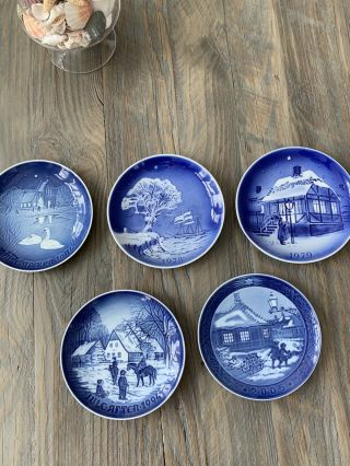 Danish Blue Plate - Bing And Grondahl,  Desiree,  Royal Copenhagen