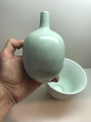 Jonathan Adler 4 Retro Vases (incl.  Celadon Green,  Stripes) Ceramic 2