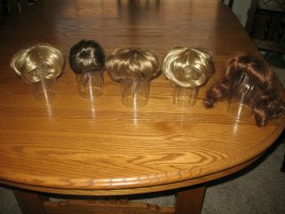 Vintage Kemper Doll Wigs.  Fits American Girl.  Size 10.  Size 11.  Unisex