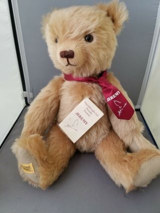 Merrythought Jeremy By John Axe Mohair First Edition Teddy Bear Limited Edition