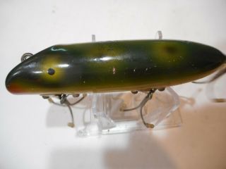 South Bend Bass Oreno Vintage Wood Lure Frog Color 4