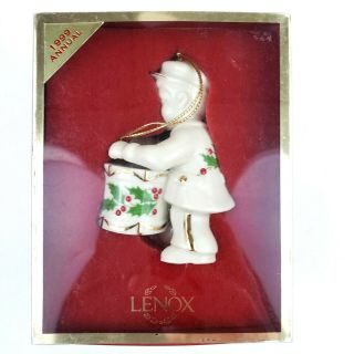 Lenox 1999 Annual Holiday Drummer Boy Christmas Ornament