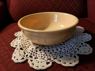 Longaberger Woven Traditions Pottery Butternut Yellow 26 Oz Cereal Bowl