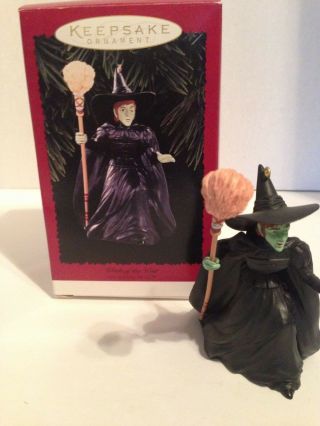 1996 Hallmart - Wizard Of Oz " Witch Of West " Ornament