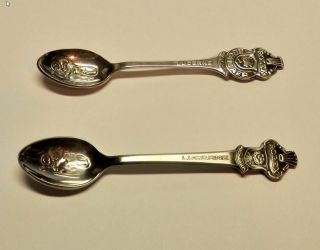 Silver Rolex Bucherer Lucerne Spoons Marked B 100 12 & Cb 6.  9 M - 3999