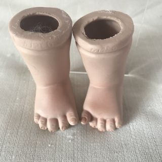 Porcelain doll legs & arms VINTAGE PARTS Cloth Artist Doll Making Supplies 2
