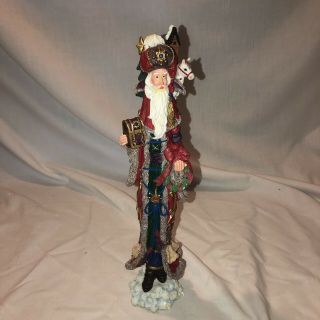 Collectible Lenox Pencil Santa Claus Old World Figurine 1998 Christmas King
