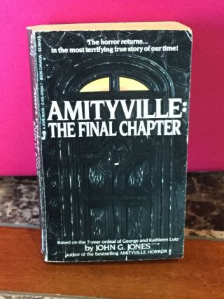 Vintage 1985 Amityville The Final Chapter By John G.  Jones Pb Horror Book