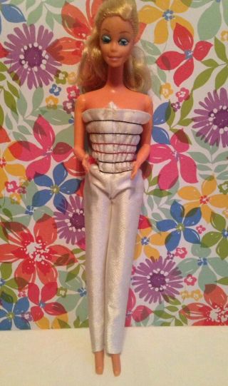 Vintage Barbie Doll 1980 Western Cowgirl Barbie Winks Blonde Blue Shadow Mattel