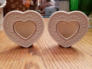 Lenox Heart Shaped Picture Frames Set Of 2