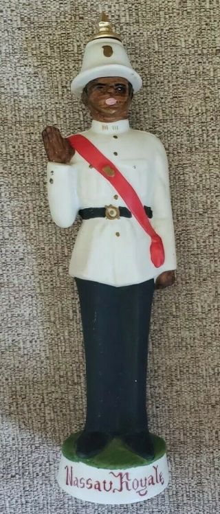 Vintage Ceramic Black American Bahamian Police Figurine Nassau Royale 3C 5