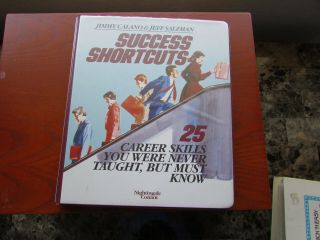 Vintage Success Shortcuts By Jimmy Calano & Jeff Salzman 6 Cassette Audio Book