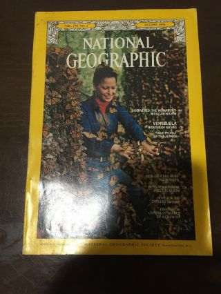 Vintage National Geographic August 1976 Monarch 