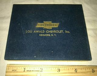ANTIQUE CHEVROLET KENMORE NY VINTAGE CAR DEALERSHIP 2 DECKS PLAYING CARDS AUTO 3